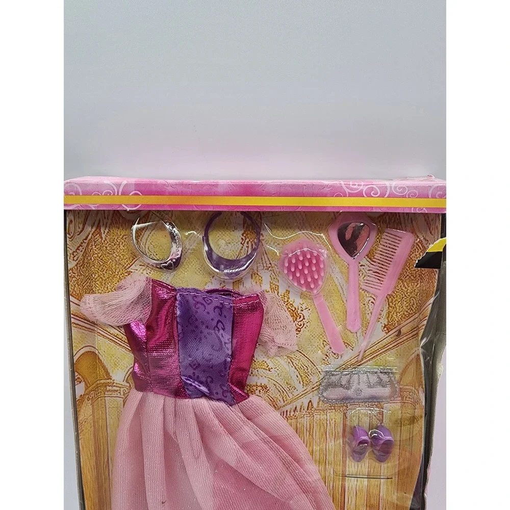 Vintage Princess Doll Clothes Outfits Accessories Lot of 3 Gowns New Old Stock